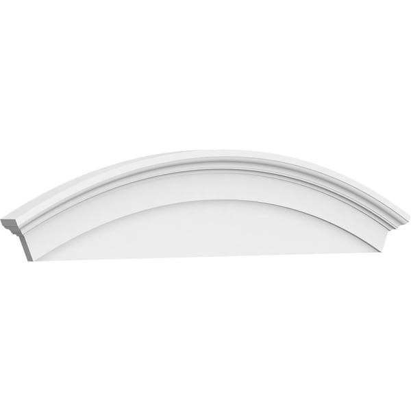 Ekena Millwork Arched Architectural Grade PVC Pediment, 66"W x 14"H x 2-3/4"P PEDP066X140ARD00 - main